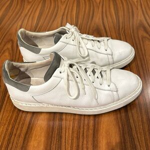 Brunello Cucinelli white leather sneaker